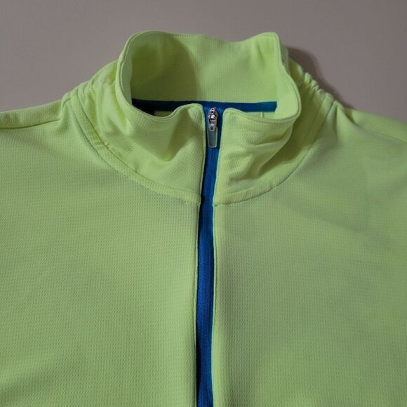 Under Armour AllSeasonGear® Women's Yellow 1/2 Zip Long Sleeve Pullover - Picture 7 of 15